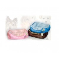 Cuccia rettangolare da interno casetta media cuscino cane gatto animali mshop