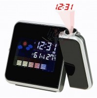 Orologio Sveglia Igrometro con Proiettore Multifunzione Display LCD DS8190 mshop