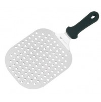 PADERNO PALETTA OVALE FORATA 22X18 CM SPATULA INOX POLIPROPILENE 18302-01 mshop