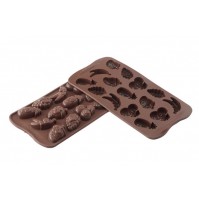 SILIKOMART STAMPO SILICONE EASYCHOC FRUIT FRUTTA CIOCCOLATINI SCG 32 mshop