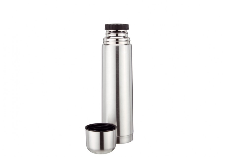 THERMOS ACCIAIO INOX EVA 500 ML 0,5 L BOTTIGLIA ISOLANTE TAPPO VITE TERMOS