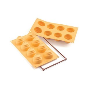 STAMPO 8 FLU IPNOTICA SILICONE SILIKOMART STAMPI DOLCI TORTA FORNO SF 113