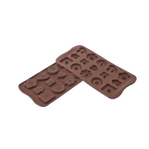 STAMPO SILICONE SILIKOMART EASYCHOC BUTTONS BOTTONI CIOCCOLATIINI SCG29